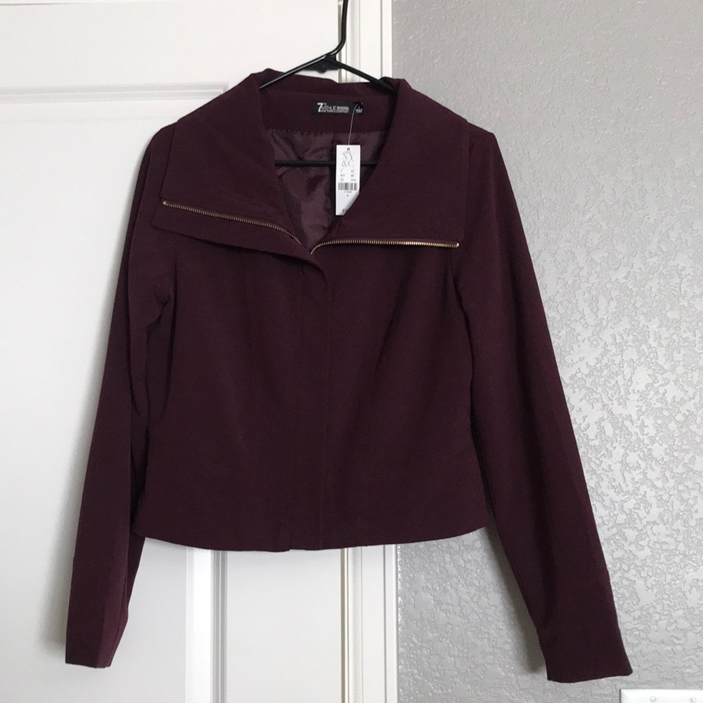 Burgundy Blazer